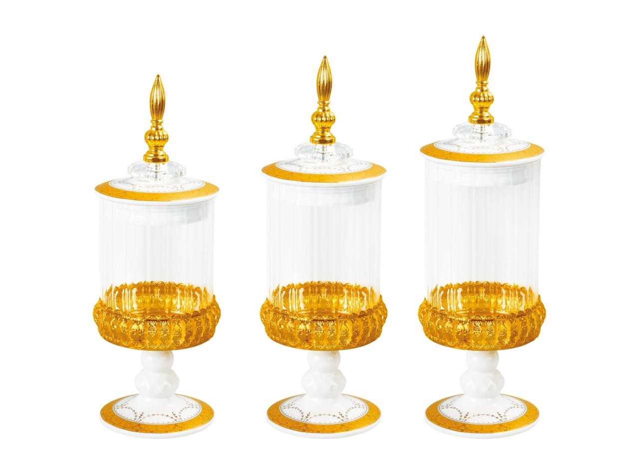 Toples Permen Kaca Lily G306